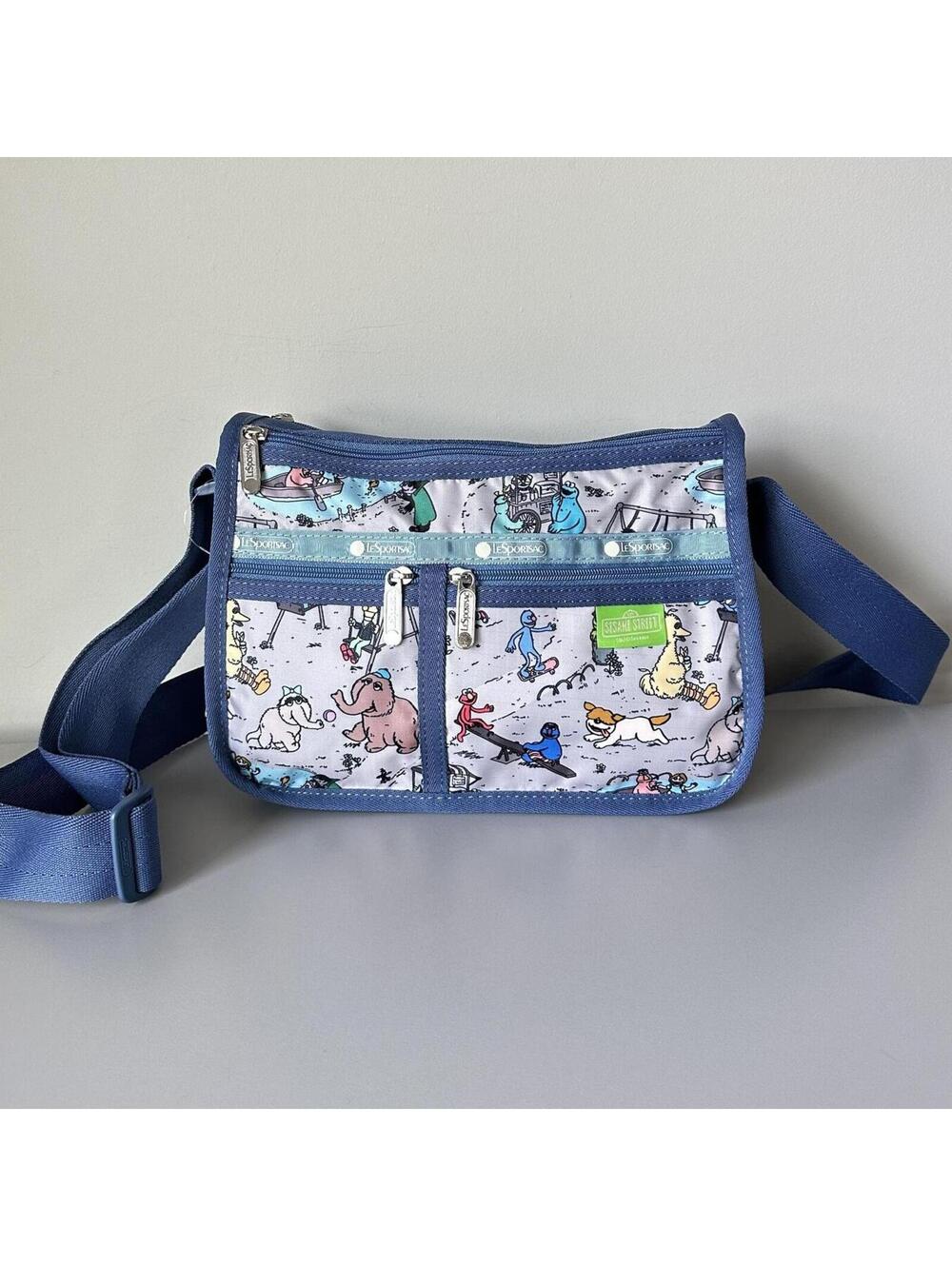 Lesportsac Sesame Street Medium Everyday Bag NWT